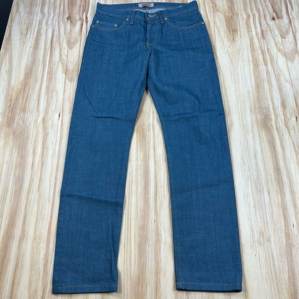 Naked & Famous Denim Weird Guy Mens 31x32 Blue Selvedge Jeans